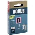Produktbild: Novus Tools 042-0791 Flachdrahtklammern Typ 53F 600 St. Abmessungen (L x B) 1...