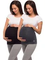Produktbild: Be Mammy Taillenslip Damen Umstands-Bauchband 04 2er Pack (1-St)