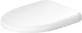 Produktbild: Duravit WC Sitz Architec mit SoftClose Scharniere edelstahl, weiß, 0069690000
