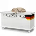 Produktbild: Holztruhe Jersey Weiß 80x40x48cm