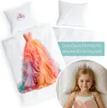 Produktbild: Kinderbettwäsche 135x200 Prinzessin - Dein Gesicht vervollständigt das Design des Kinder Bettwäsche 135x200