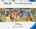 Produktbild: Ravensburger Puzzle Disney Classics, Panorama, Disney Gruppenfoto, 1000 Puzzleteile, Made in Germany