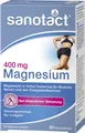 Produktbild: sanotact Magnesium 400 (30 Kautabletten) - Magnesium hochdosiert für Muskeln & Nerven - 400mg Magnesium mit Sofortwirkung