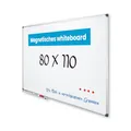Produktbild: Vivol Eco Magnetwand Whiteboard 80 x 110 cm Weiß, whiteboard magnetisch & Magnettafel groß mit Alurahmen magnetwand mit Stiftablage für Büro, Schule, Homeoffice & Meeting Set Pro XL