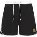 Produktbild: URBAN CLASSICS Badeshorts Urban Classics Herren Retro Swimshorts schwarz S