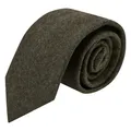 Produktbild: Luxuriöse Erdgrüne Donegal Tweed Krawatte
