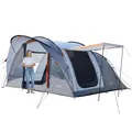 Produktbild: Skandika Egersund Sleeper Protect 5 P. Tunnelzelt Camping Zelt 495×370 grau Neu
