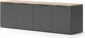Produktbild: Vicco Wohnwand Wido, 2 Teile, Anthrazit/Sonoma