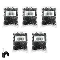 Produktbild: Nagelschelle 12mm 500x Kabelschelle schwarz allzweck Nagelschellen Rundschelle Kabelbefestigung Kabel Befestigung Nagel universal 12 mm ARLI 500 Stück