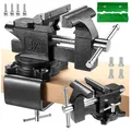 Produktbild: Schraubstock Tischdrehbar 270° 110mm Spannweite Mehrzweck Hochleistungs