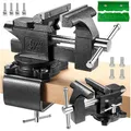 Produktbild: Schraubstock - Tischschraubstock drehbar 270°, 110 mm Spannweite,2-in-1-Mehrz...