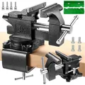 Produktbild: Schraubstock 2-in-1 Tischschraubstock Drehbar 270 Grad 110 mm Spannweite Hoch...