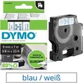 Produktbild: Dymo 40914 D1 9mm Schriftband s0720690 Label blau