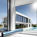Produktbild: Spiegelfolie / Sonnenschutzfolie - Silber / 0.90x50 m / Selbstklebend (Außen)