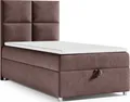 Produktbild: Best for Home Boxspringbett mit Bettkasten Trinity K2-SINGLE 80x200 Bonellfederkern inkl. Topper – Braun