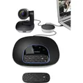 Produktbild: Logitech GROUP Full HD-Webcam 1920 x 1080 Pixel Standfuß