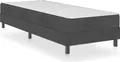Produktbild: vidaXL Boxspringbett Dunkelgrau Stoff 100x200 cm