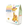 Produktbild: Gründl Häkelset Kuscheltier, Giraffe Gina, Esel Eddy, Robbe Robby oder Tiger Timmy, 14-18 cm, Komplettes Bastelset mit Anleitung (Giraffe Gina)