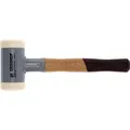 Produktbild: Gedore Rückschlagfreier Schonhammer, Ø 70 mm, Hickorystiel, Austauschbare Polyamid-Köpfe (2330 g) (8728300)