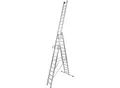 Produktbild: KRAUSE Vielzweckleiter, 3-teilig, mit herausnehmbarem Leiterteil, 3 x 14 Sprossen