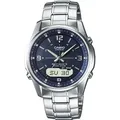 Produktbild: Casio LCW-M100DSE-2AER Herren Solar-Funkuhr - Silber/Blau