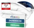 Produktbild: DormiGood | Premium Daunendecke | 200x200 cm | Übergangsdecke | 100% Daunen (900g) | Bettdecke | 200x200 | Herbst | Frühling | Übergang | Nomite | Downpass