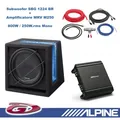 Produktbild: Alpine Kit Verstärker + Mono Subwoofer 2Ohm 800W 250Wrms SBG-30KIT
