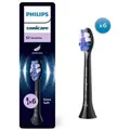 Produktbild: Philips Sensitive HX6056/88 Bürstenköpfe (6er-Pack), 6 Stück(e), Schwarz, 3 Monat( e), Extra weich, Philips, Philips Sonicare - Schwarz