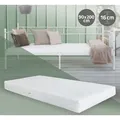 Produktbild: ML-Design Orthopädische 7-Zonen Matratze, 90x200x16 cm, , Härtegrad H4 extra fest, atmungsaktiv & antibakteriell, Bezug abziehbar & waschbar