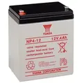 Produktbild: NP4-12 Yuasa Bleiakku NP4-12 mit 12 Volt und 4Ah, 4,8mm Faston Kontakt
