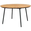 Produktbild: Ebuy24 - Cleveland Gartentisch Ø130cm Teak,schwarz.
