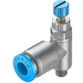 Produktbild: Festo Drosselventil, Rändelschraube, M5 / QS-6, 20kPa... 1MPa, 115L/min (197578)
