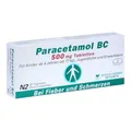 Produktbild: PARACETAMOL BC 500 mg Tabletten 20 St