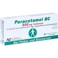 Produktbild: PARACETAMOL BC 500 mg Tabletten 20 St. PZN 04088380