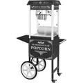 Produktbild: Royal Catering Popcornmaschine mit Wagen - 1500 W - 5 kg/h - Retro-Design - schwarz -