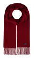 Produktbild: FRAAS Cashmink® Scarf with Fringe Schal Accessoire Red Rot