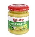 Produktbild: Bautz'ner - Senf-Brotaufstrich Kräuter – Mittelscharf Senf – 1 x 200ml - Ideal für Brotzeit und Grillen, Vegetarisch & Glutenfrei