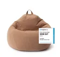Produktbild: Lumaland Sitzsack, Indoor Beanbag Weiches & Komfortables Bodenkissen 250 L Volumen