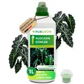 Produktbild: Purgrün Alocasia Dünger, NPK 10+4+6, stärkt Blattwachstum, 1 Liter