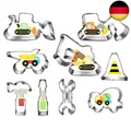 Produktbild: Konstruktion Ausstecher keksausstecher Set-9-teilig-Bagger Digger Traktor