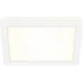 Produktbild: Briloner - Slim Led Deckenleuchte Eckig, 19x19 Cm Flach, 12w, 1400 Lm, Neutralweiß, Backlight, Weiß