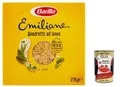 Produktbild: 5x Barilla Pasta all' Uovo Le Emiliane Quadretti, Pasta mit Ei 275g+Polpa 400g