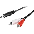 Produktbild: Goobay Audio Adapterkabel AUX, 3,5 mm Klinke zu stereo Cinch-Stecker, CU (51651)