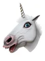 Produktbild: Ghoulish Productions Verkleidungsmaske Verrücktes Einhorn, Witzige Fantasy Maske aus Latex