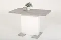 Produktbild: Esszimmertisch BRITT T, Säulentisch, ausziehbar 110-150 cm, betonoptik / weiß