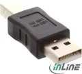 Produktbild: InLine USB 2.0 Adapter, Stecker A auf Stecker B