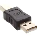 Produktbild: InLine USB 2.0 Adapter USB A St->USB B St schwarz