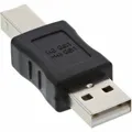 Produktbild: InLine® USB 2.0 Adapter Stecker A zu Stecker B schwarz