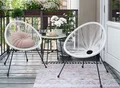 Produktbild: SONGMICS Gartenlounge-Set, (3-tlg., 1 Tisch, 2 Stühle), Gartenmöbel-Set, Sitzgruppe, Balkonset, Terrassenmöbel, für Terrasse