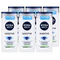 Produktbild: NIVE MEN Duschgel im 6er Pack (6 x 250 ml), beruhigende Pflegedusche mit Bambusextrakt, feuchtigkeitsspendendes Duschgel für empfindliche Haut